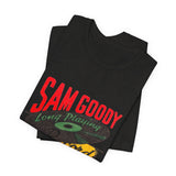 Vintage Sam Goody Record Store Logo Unisex Jersey Short Sleeve T-Shirt - POPvault