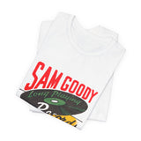 Vintage Sam Goody Record Store Logo Unisex Jersey Short Sleeve T-Shirt - POPvault