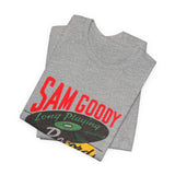 Vintage Sam Goody Record Store Logo Unisex Jersey Short Sleeve T-Shirt - POPvault
