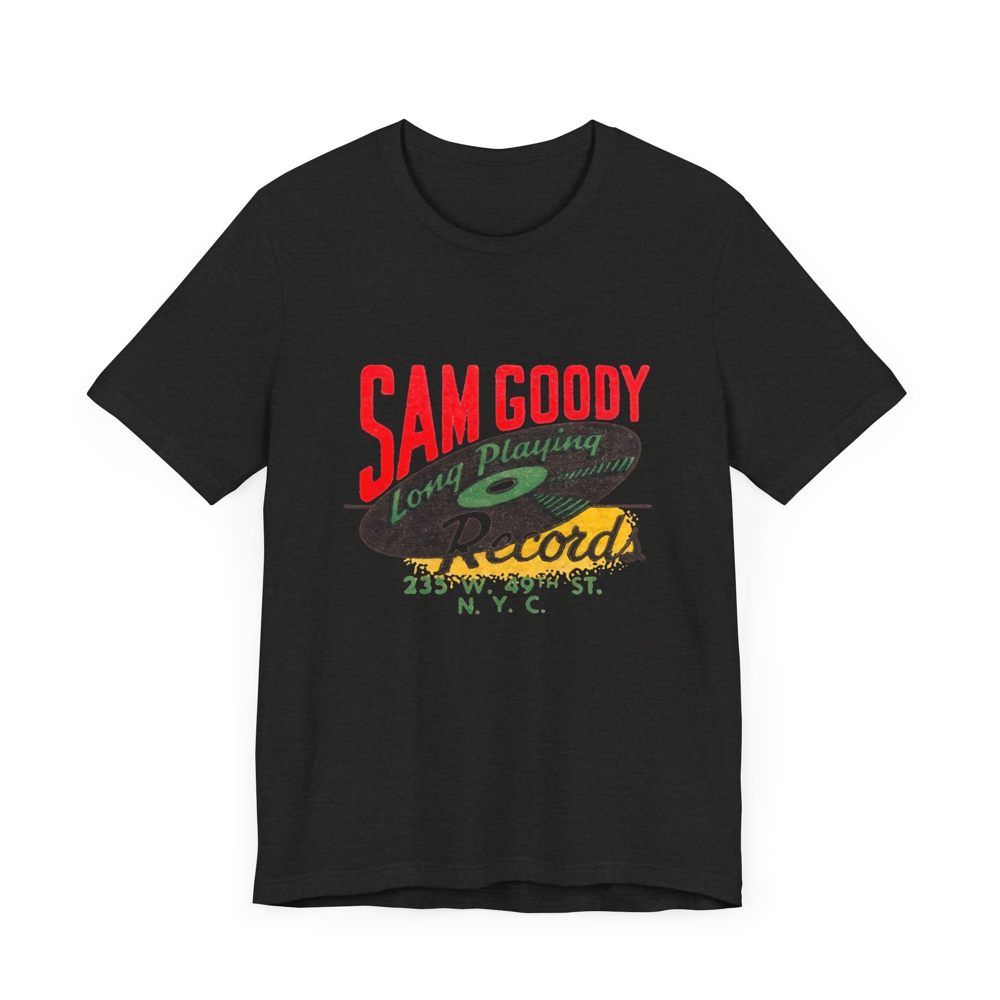 Vintage Sam Goody Record Store Logo Unisex Jersey Short Sleeve T-Shirt - POPvault