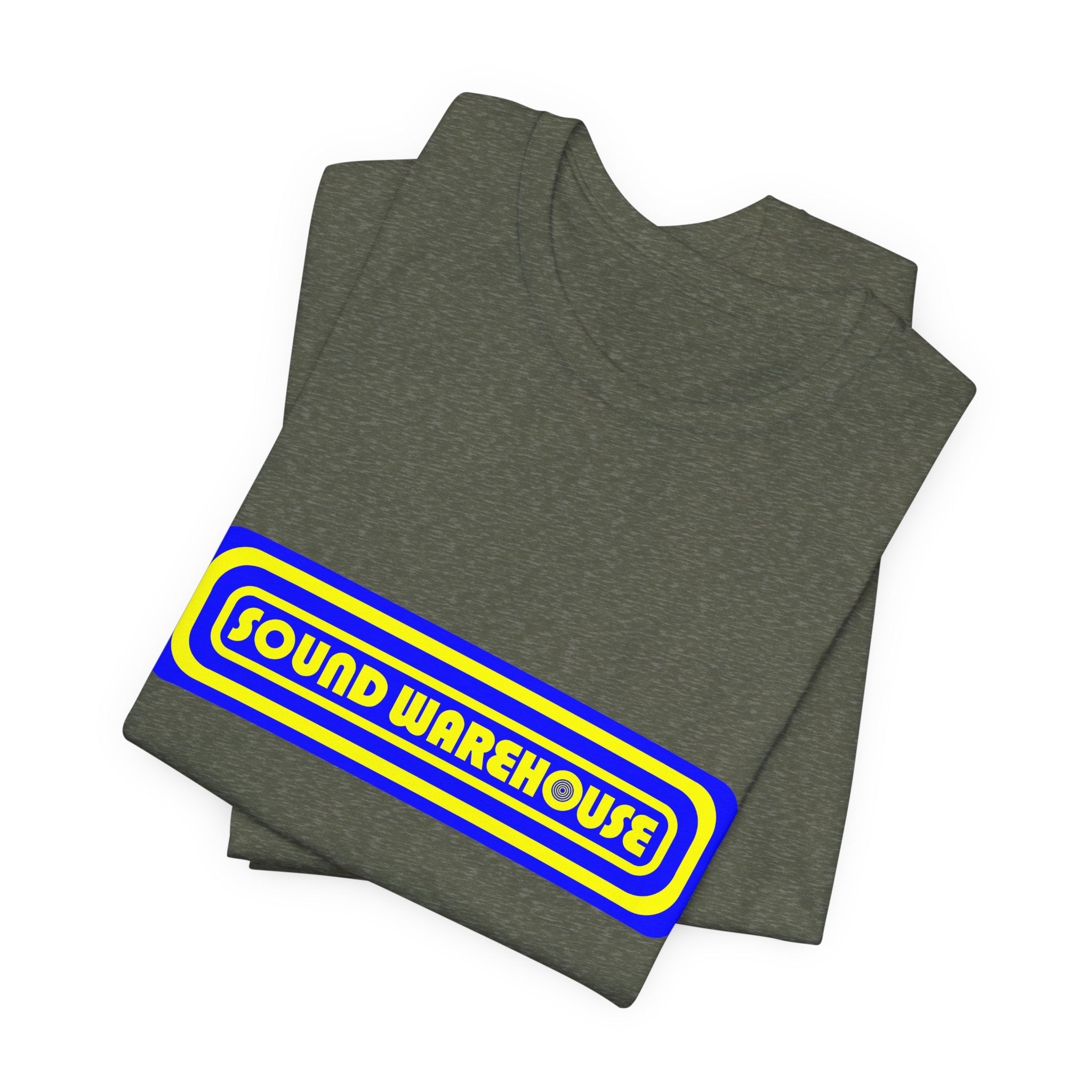 Vintage Sound Warehouse Records Logo Unisex Jersey Short Sleeve T-Shirt - POPvault