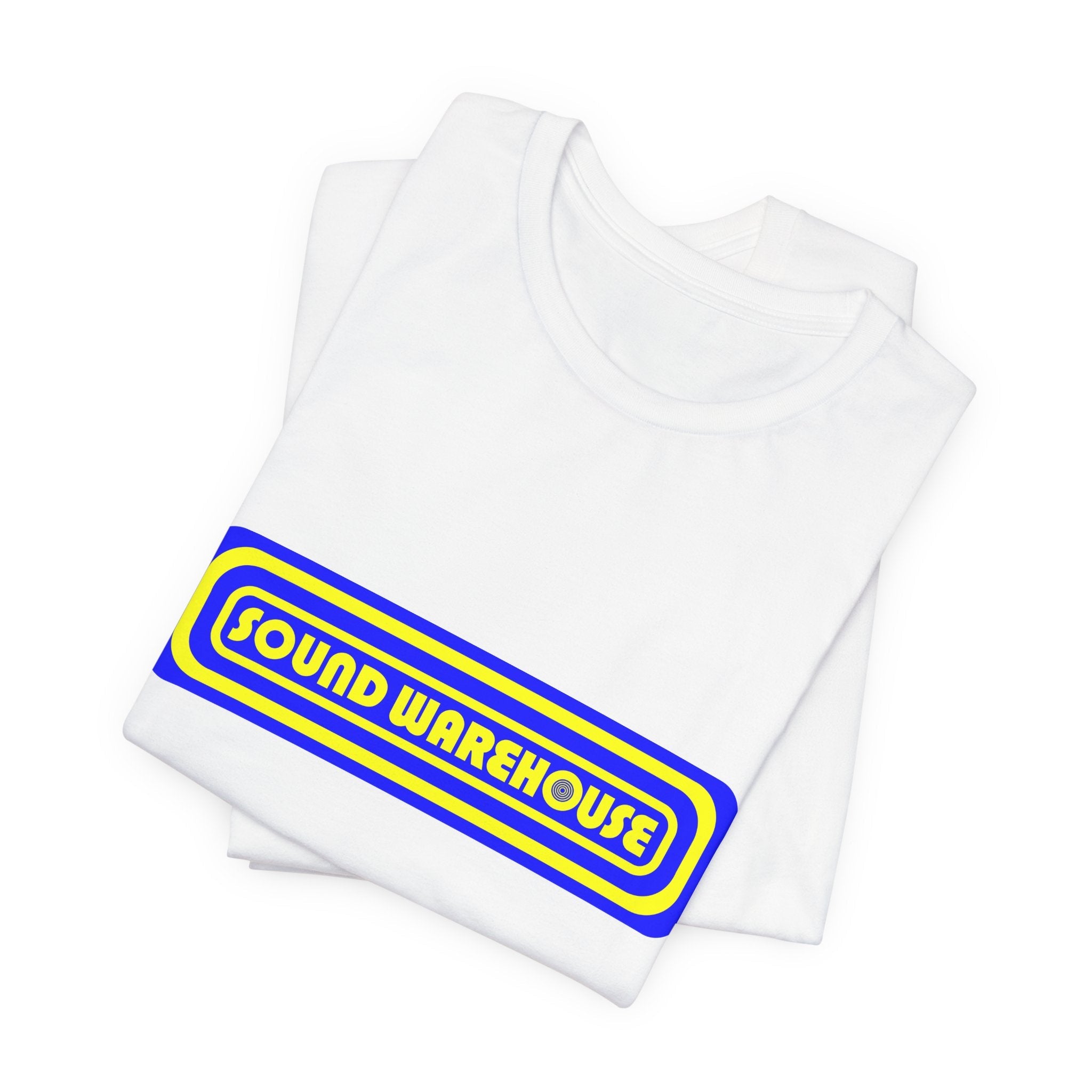 Vintage Sound Warehouse Records Logo Unisex Jersey Short Sleeve T-Shirt - POPvault
