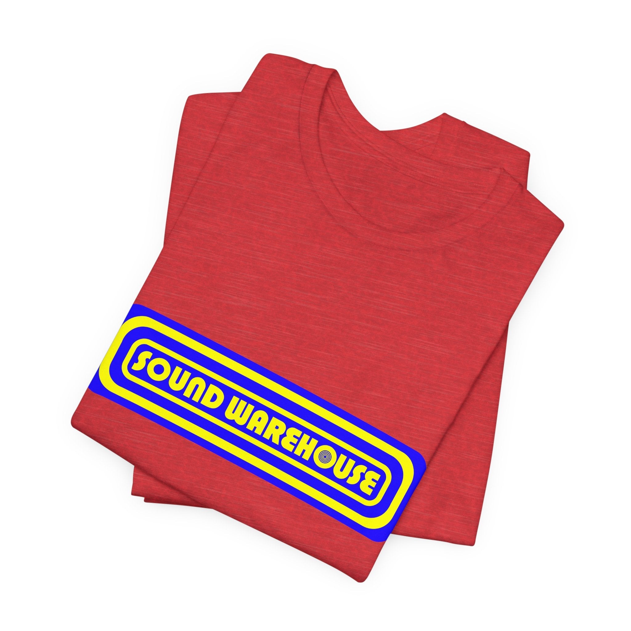 Vintage Sound Warehouse Records Logo Unisex Jersey Short Sleeve T-Shirt - POPvault