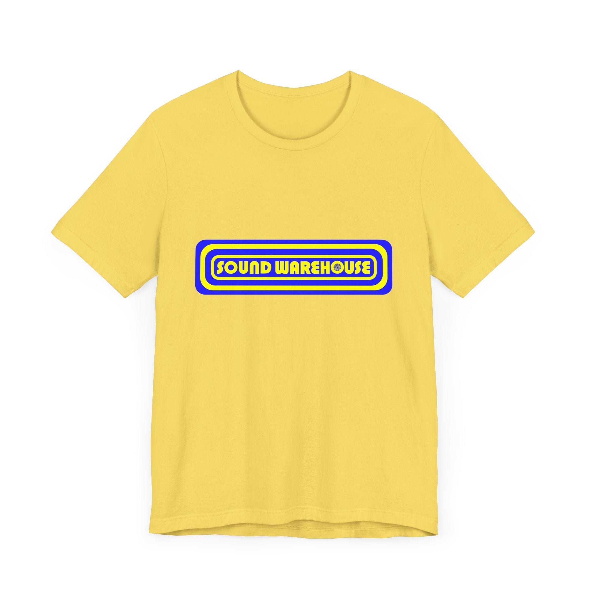 Vintage Sound Warehouse Records Logo Unisex Jersey Short Sleeve T-Shirt - POPvault