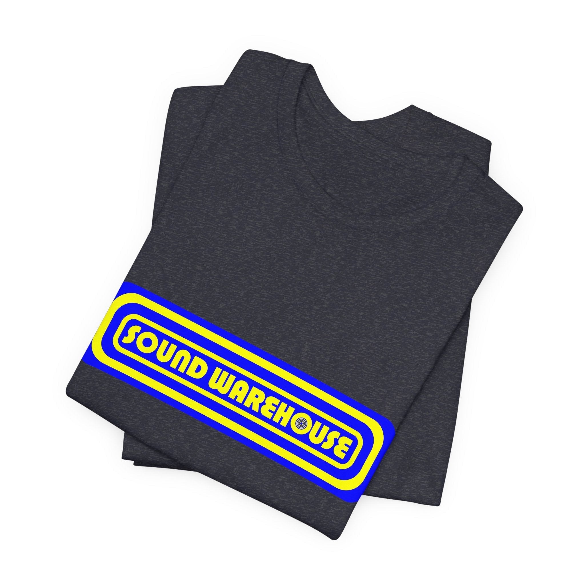 Vintage Sound Warehouse Records Logo Unisex Jersey Short Sleeve T-Shirt - POPvault