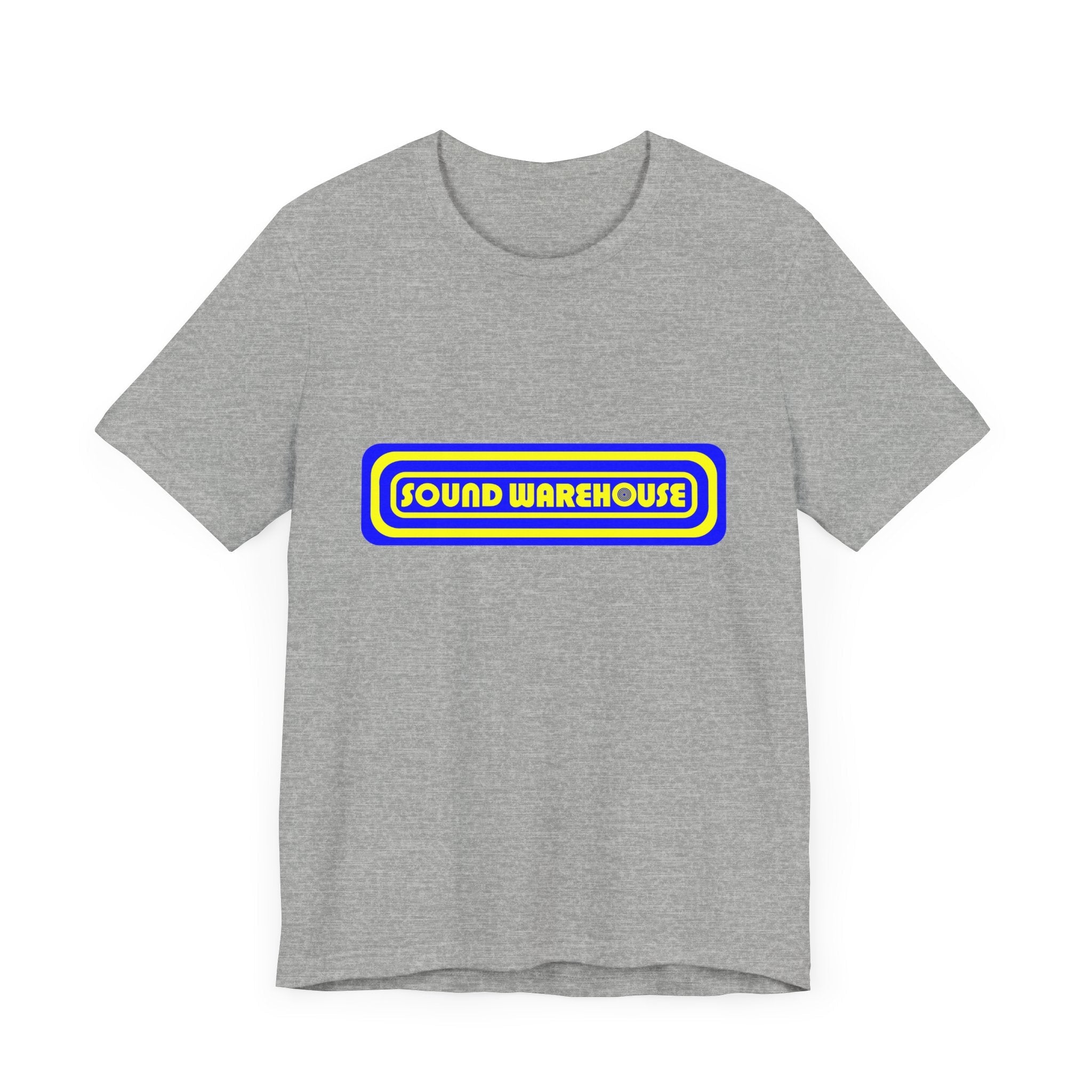 Vintage Sound Warehouse Records Logo Unisex Jersey Short Sleeve T-Shirt - POPvault