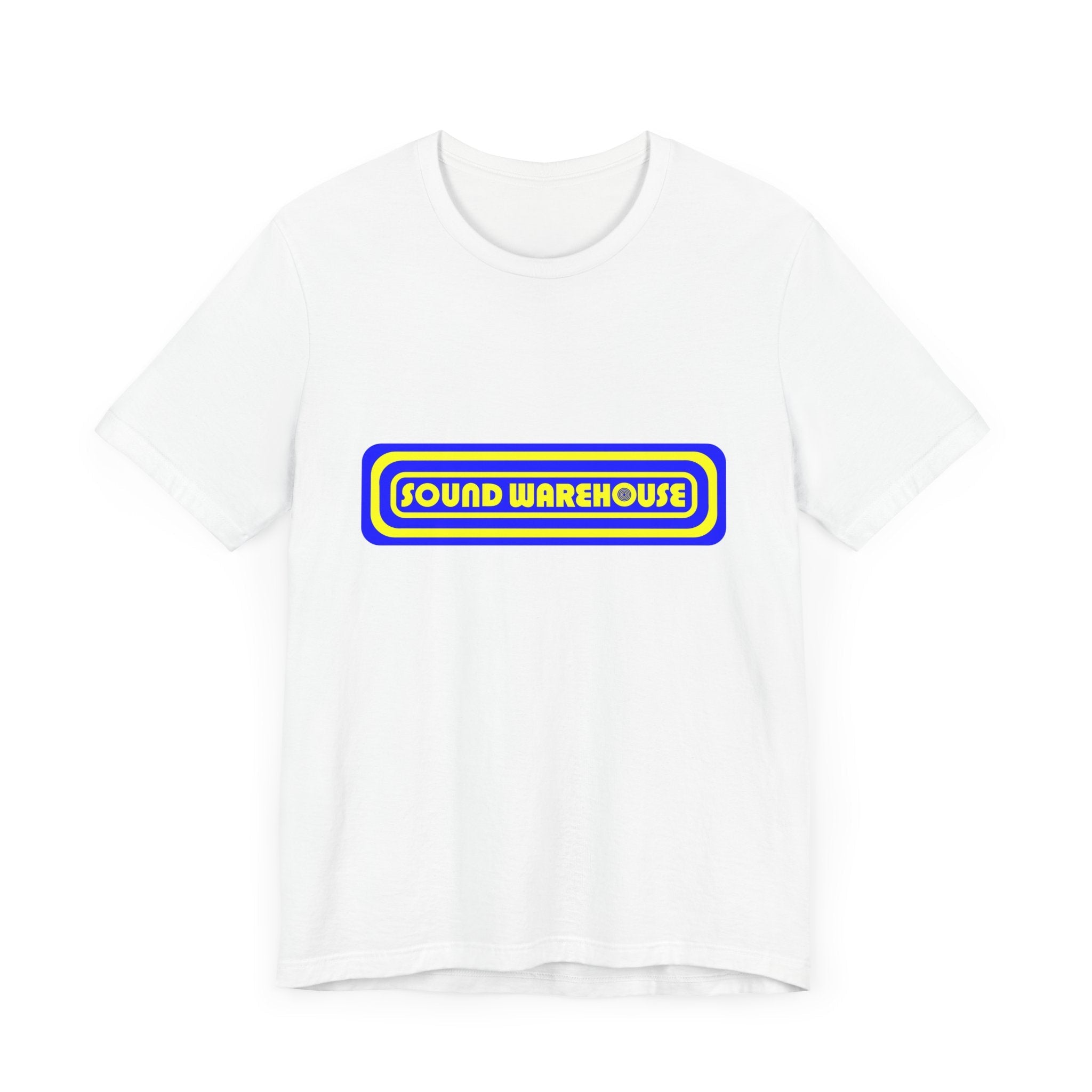 Vintage Sound Warehouse Records Logo Unisex Jersey Short Sleeve T-Shirt - POPvault