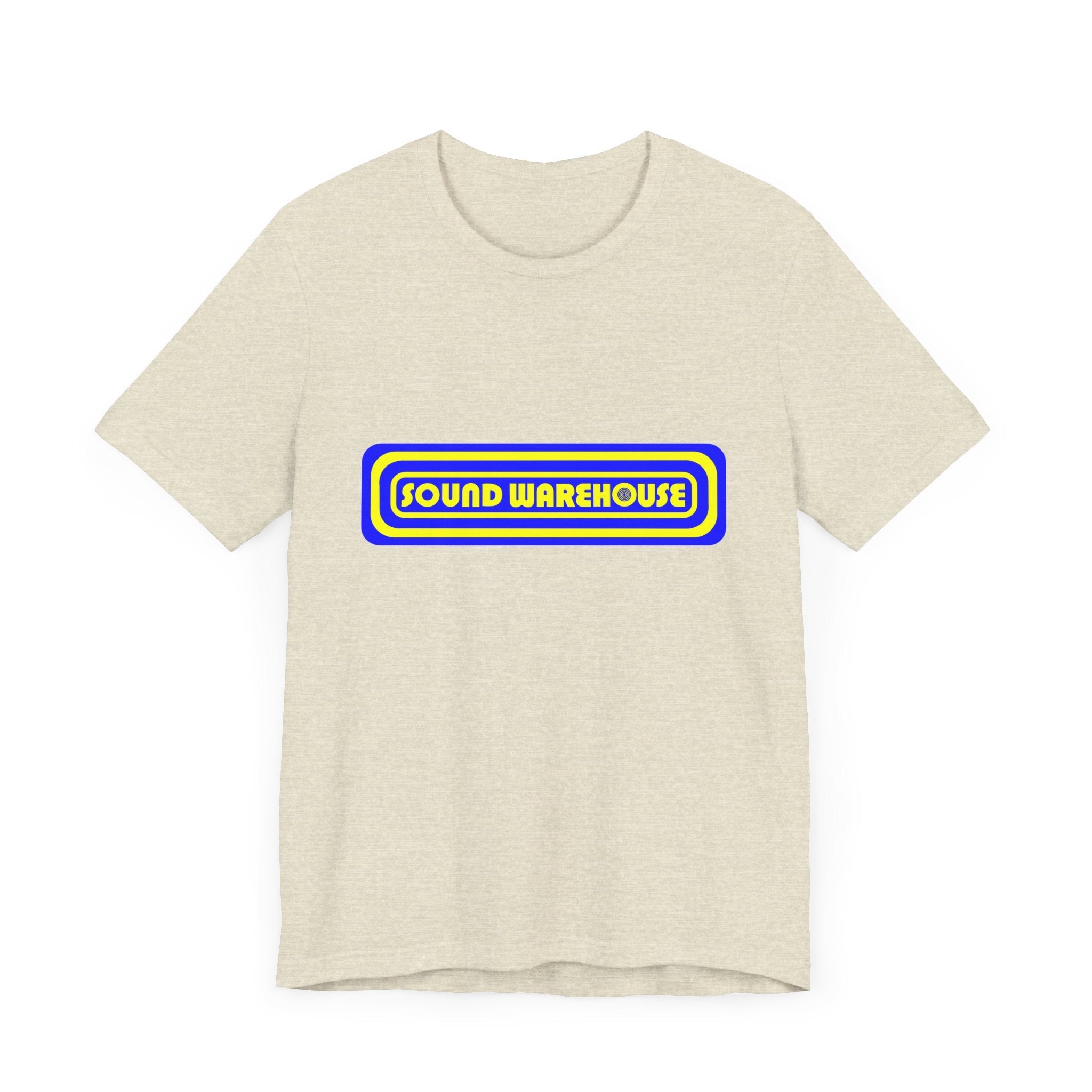 Vintage Sound Warehouse Records Logo Unisex Jersey Short Sleeve T-Shirt - POPvault