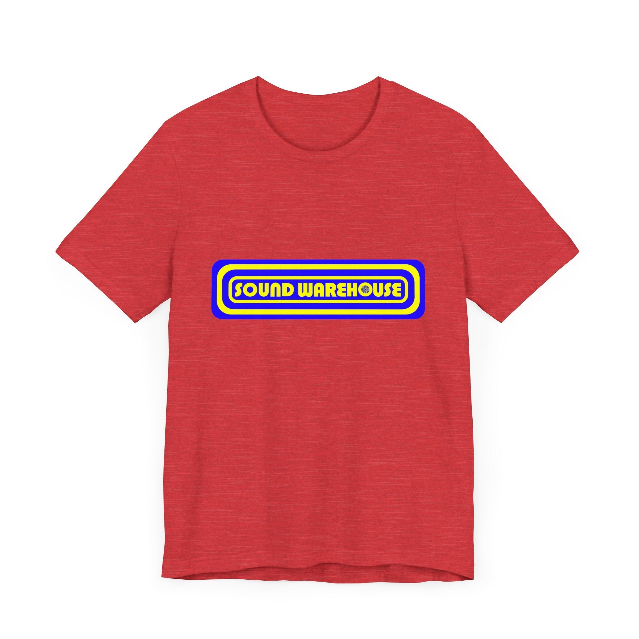 Vintage Sound Warehouse Records Logo Unisex Jersey Short Sleeve T-Shirt - POPvault
