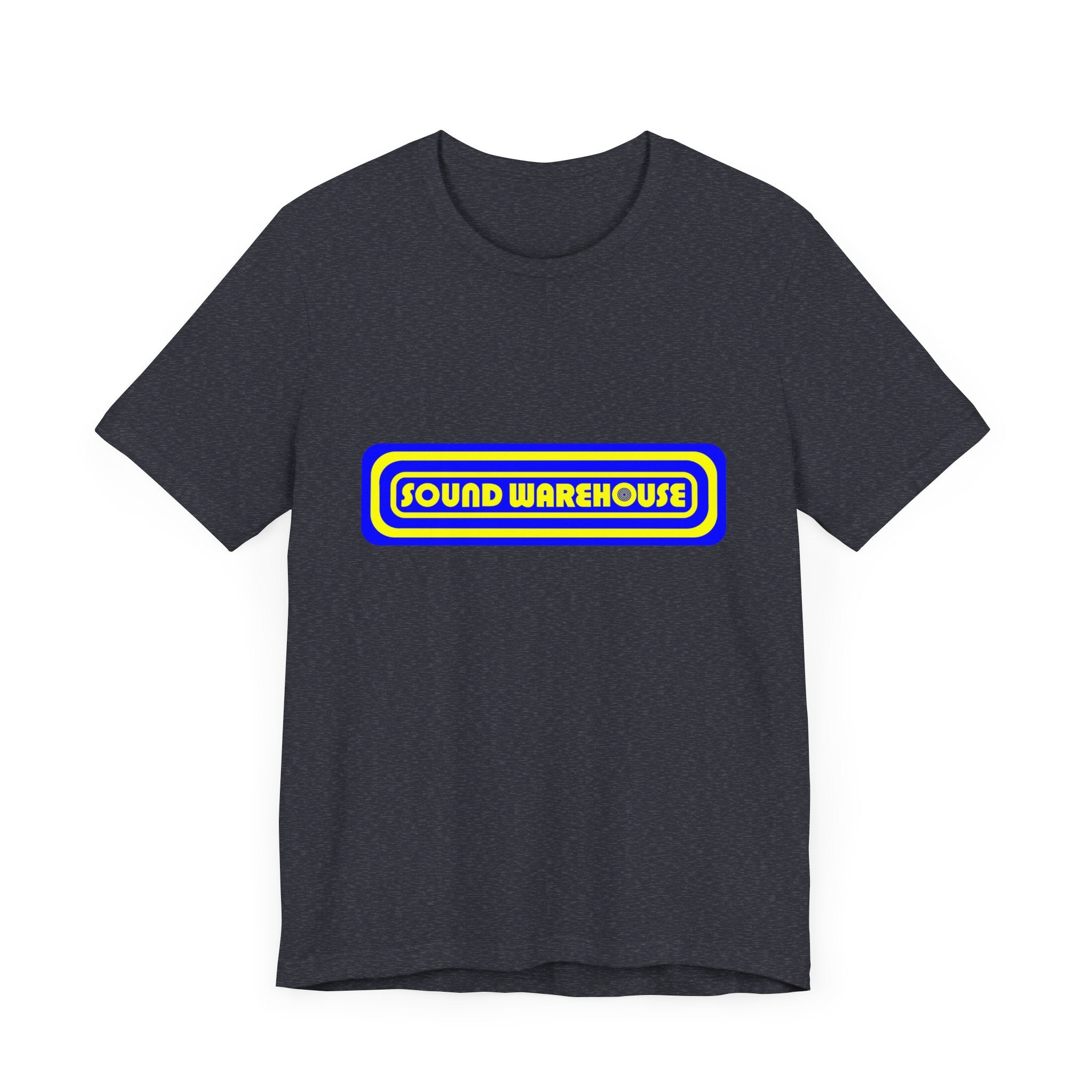 Vintage Sound Warehouse Records Logo Unisex Jersey Short Sleeve T-Shirt - POPvault