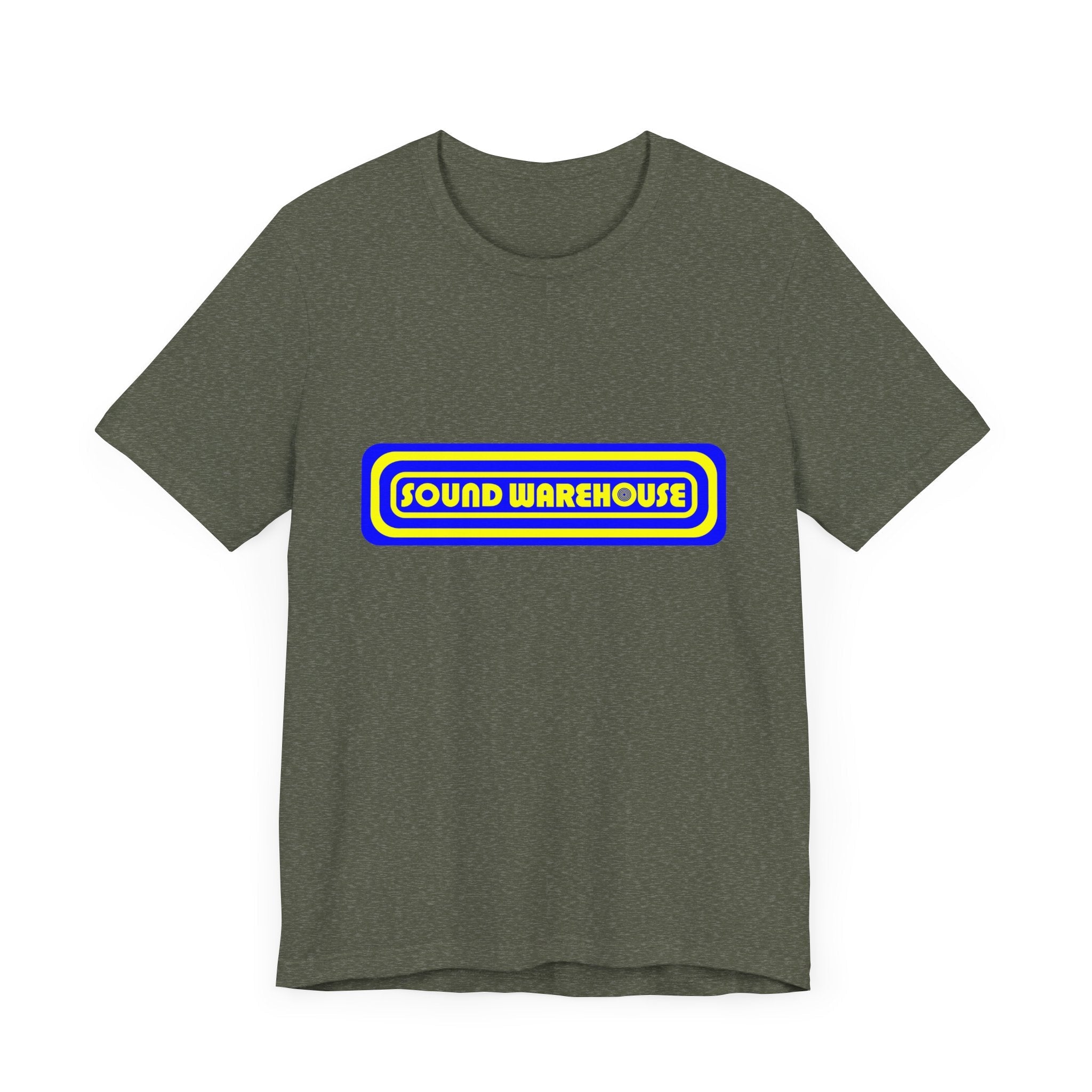 Vintage Sound Warehouse Records Logo Unisex Jersey Short Sleeve T-Shirt - POPvault