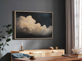 Vintage Starry Cloud Canvas Art Print - POPvault