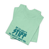Vintage Stiff Records "If It Ain't Stiff..." Label Logo Unisex Jersey Short Sleeve T-Shirt - POPvault