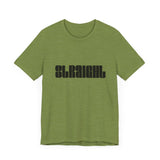 Vintage Straight Records Label Logo Unisex Jersey Short Sleeve T-Shirt - POPvault