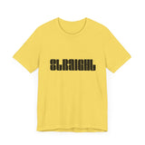 Vintage Straight Records Label Logo Unisex Jersey Short Sleeve T-Shirt - POPvault