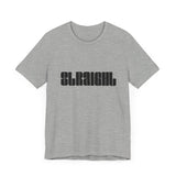 Vintage Straight Records Label Logo Unisex Jersey Short Sleeve T-Shirt - POPvault