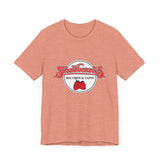 Vintage Strawberries Records Logo Unisex Jersey Short Sleeve T-Shirt - POPvault