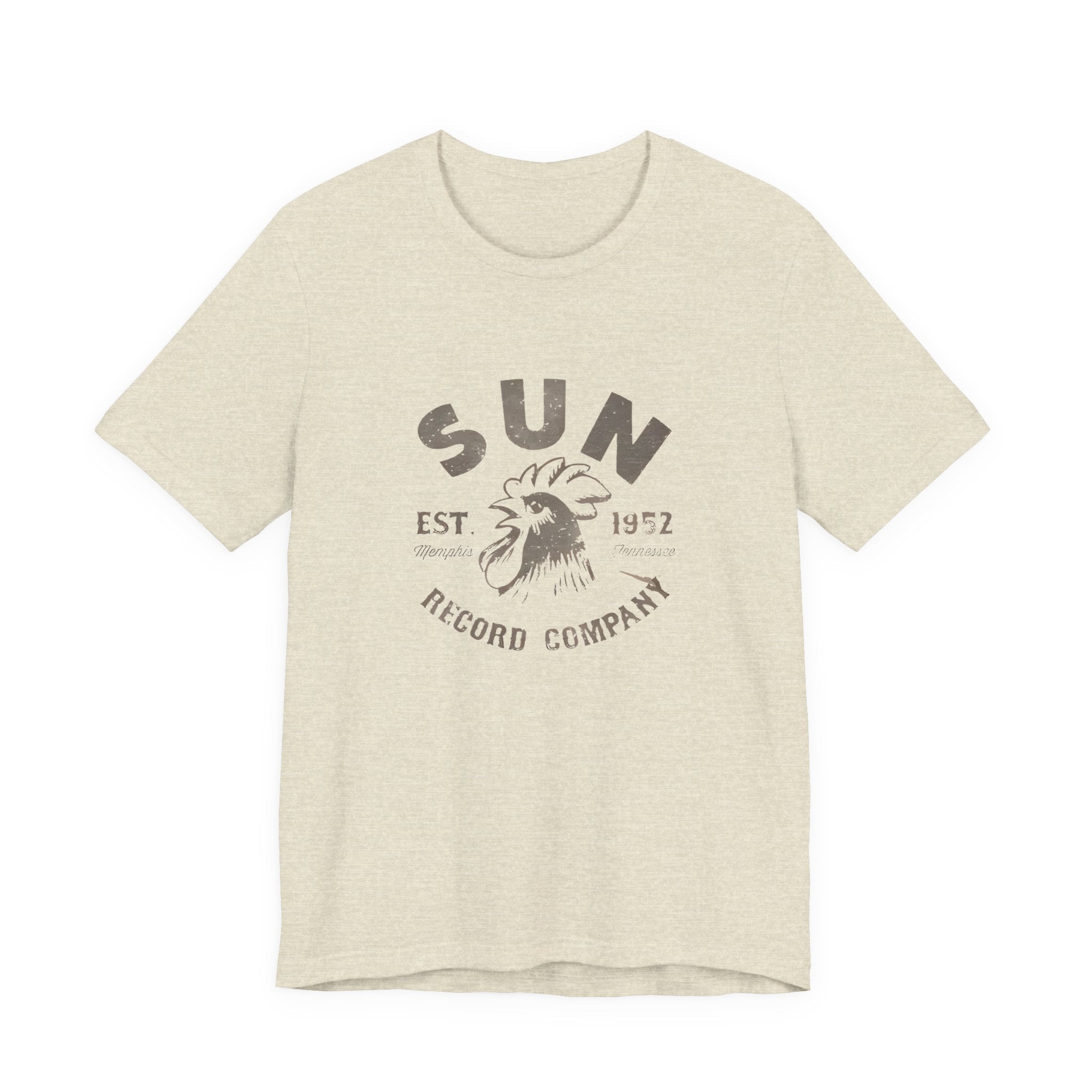 Vintage Sun Records Early Label Logo Unisex Jersey Short Sleeve T-Shirt - POPvault