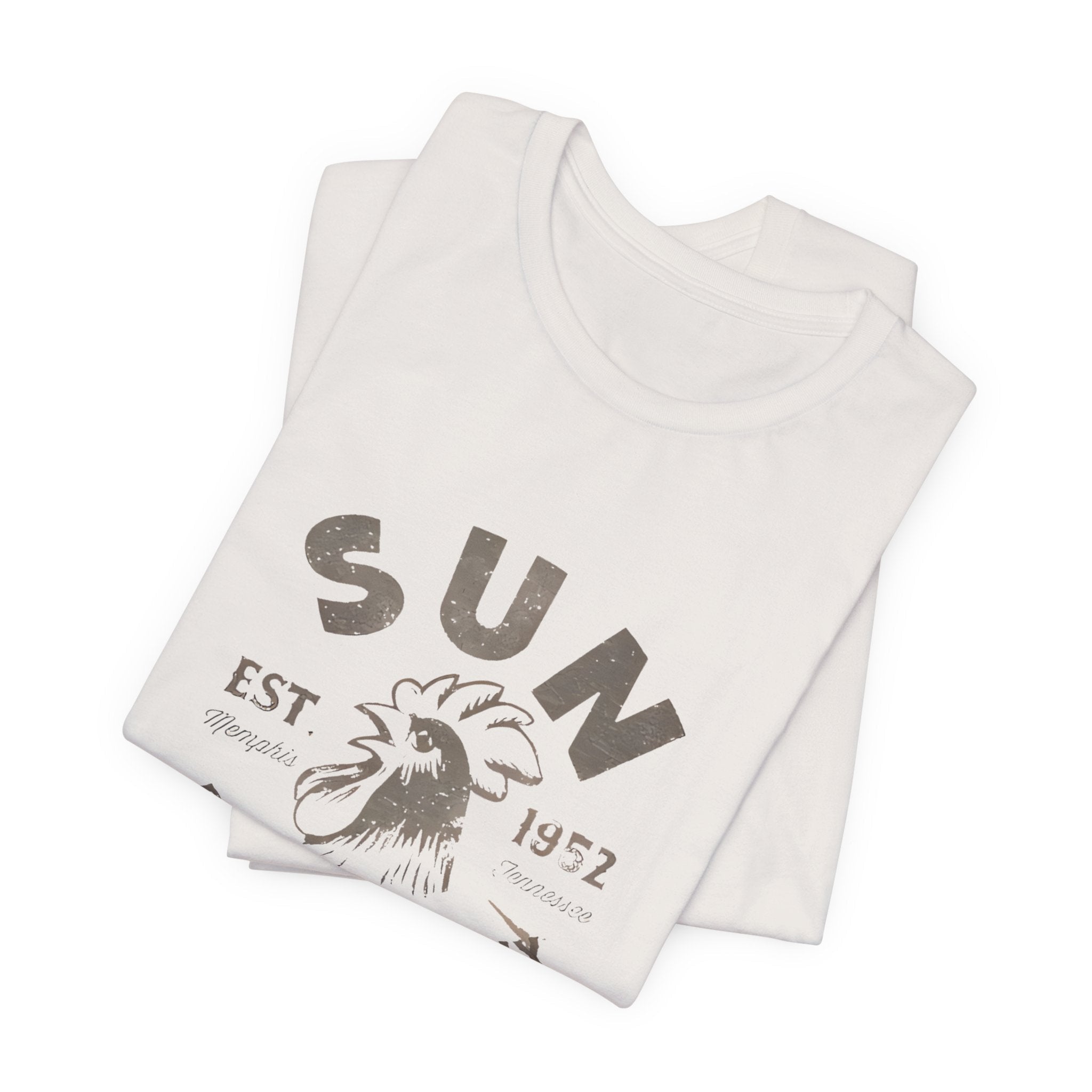 Vintage Sun Records Early Label Logo Unisex Jersey Short Sleeve T-Shirt - POPvault