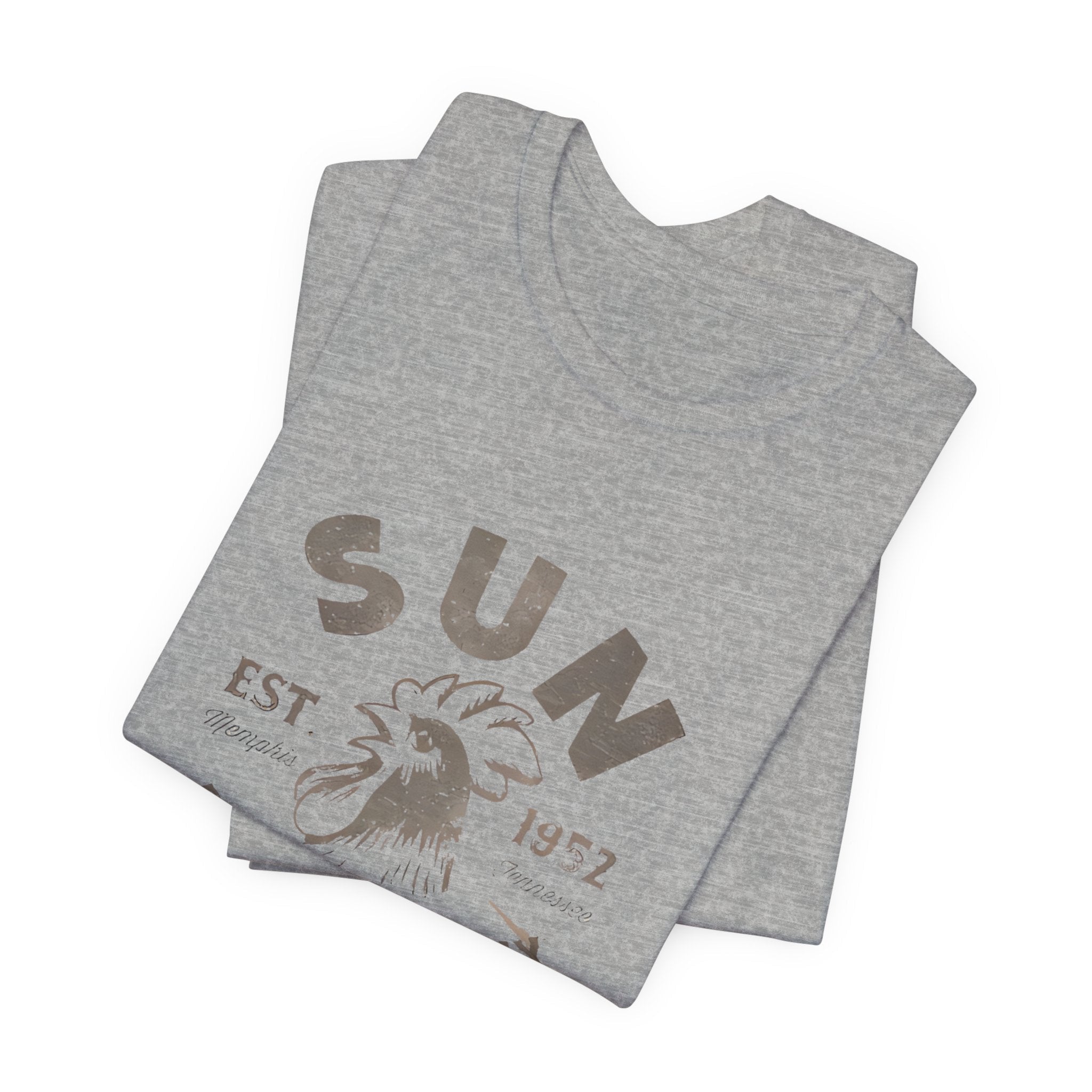 Vintage Sun Records Early Label Logo Unisex Jersey Short Sleeve T-Shirt - POPvault