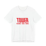 Vintage Tower Records Logo Unisex Jersey Short Sleeve T-Shirt - POPvault