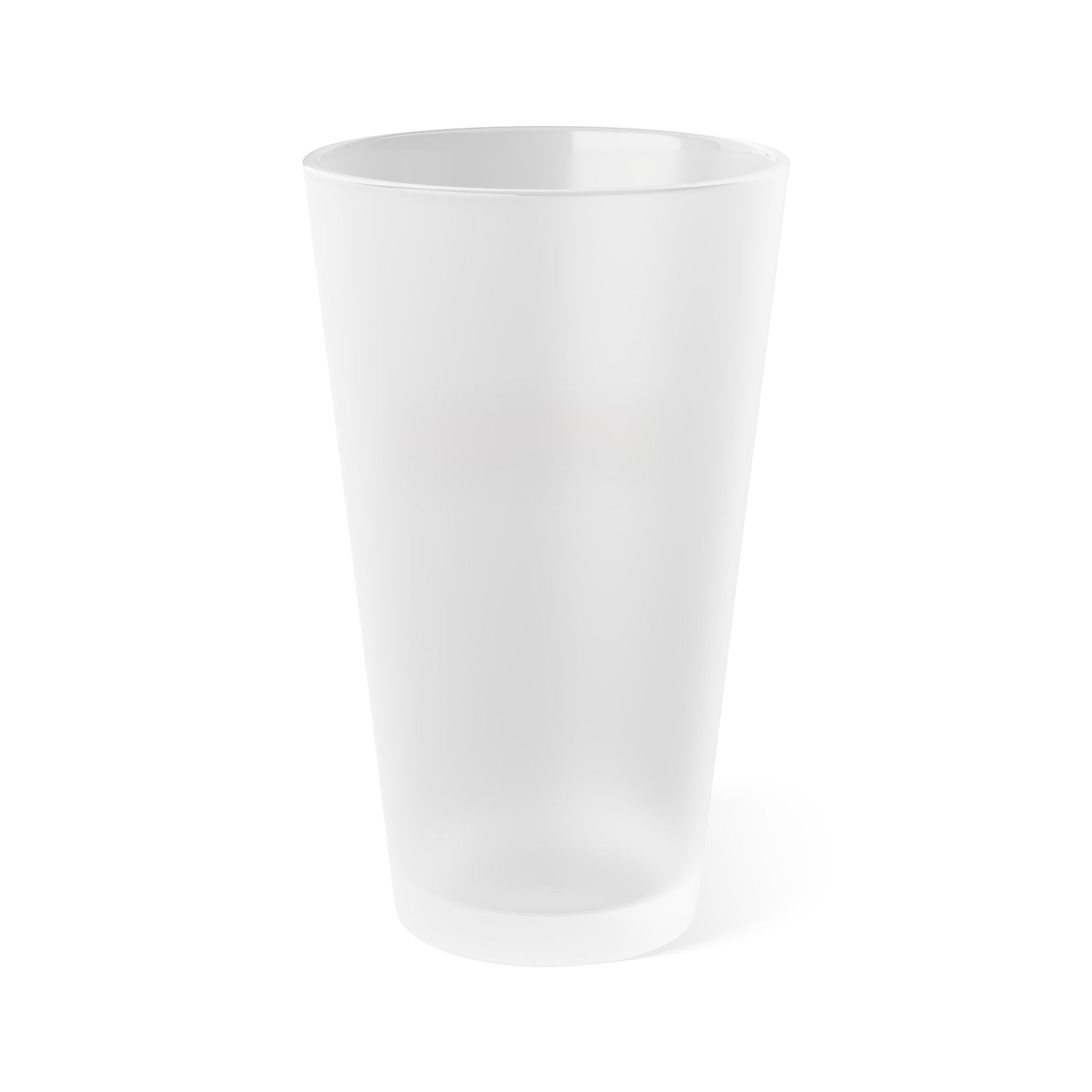 Vintage Turtles Record & Tapes Store Logo Frosted 16 Ounce Pint Glass - POPvault