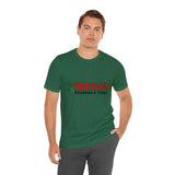 Vintage Turtles Record & Tapes Store Logo Unisex Jersey Short Sleeve T-Shirt - POPvault