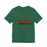 Vintage Turtles Record & Tapes Store Logo Unisex Jersey Short Sleeve T-Shirt - POPvault