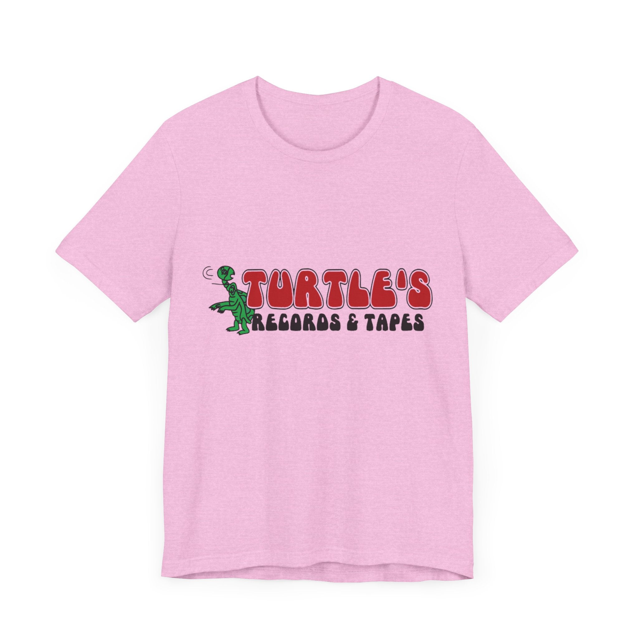 Vintage Turtles Record & Tapes Store Logo Unisex Jersey Short Sleeve T-Shirt - POPvault
