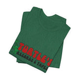 Vintage Turtles Record & Tapes Store Logo Unisex Jersey Short Sleeve T-Shirt - POPvault