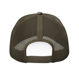 Vintage Turtles Records & Tapes Logo Embroidered Camouflage Trucker Hat - POPvault