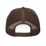 Vintage Turtles Records & Tapes Logo Embroidered Camouflage Trucker Hat - POPvault