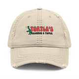 Vintage Turtles Records & Tapes Logo Embroidered Distressed Dad Hat - POPvault