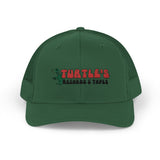 Vintage Turtles Records & Tapes Logo Snapback Trucker Cap - POPvault