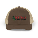 Vintage Turtles Records & Tapes Logo Snapback Trucker Cap - POPvault