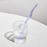 Wavy Glass Straw Set - POPvault