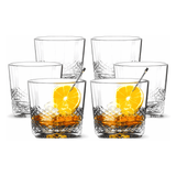 Whiskey Sour Old Fashioned Glasses Tumblers - 12oz - Set of 6 - POPvault