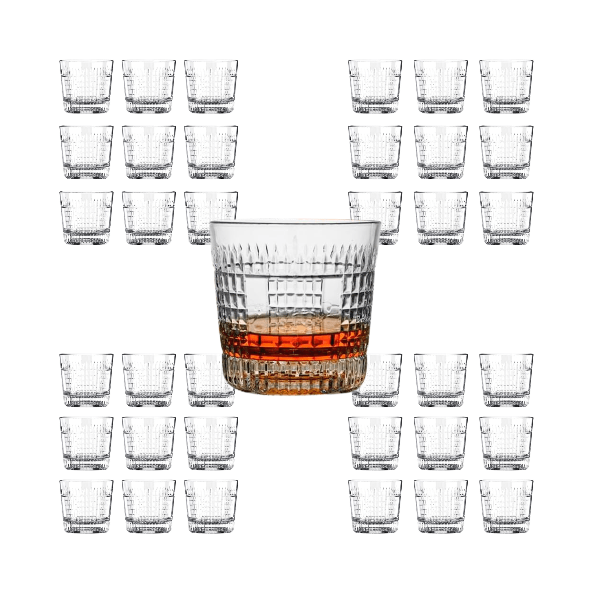 Whiskey Sour Old Fashioned Glasses Tumblers - 12oz - Set of 6 - POPvault