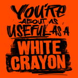 White Crayon - Safety Yellow T-Shirt - POPvault