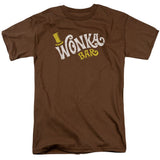 Willy Wonka And The Chocolate Factory Wonka Logo Mens T Shirt Coffee Officially Licensed - POPvault