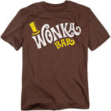 Willy Wonka And The Chocolate Factory Wonka Logo Mens T Shirt Coffee Officially Licensed - POPvault