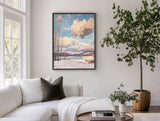 Winter Lake Canvas Wall Art Print - Vintage Canvas Art - POPvault