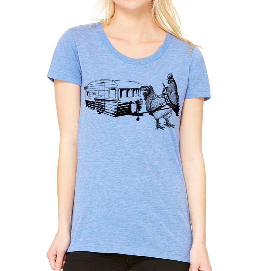 Woman's Travel Chicken T-Shirt - POPvault