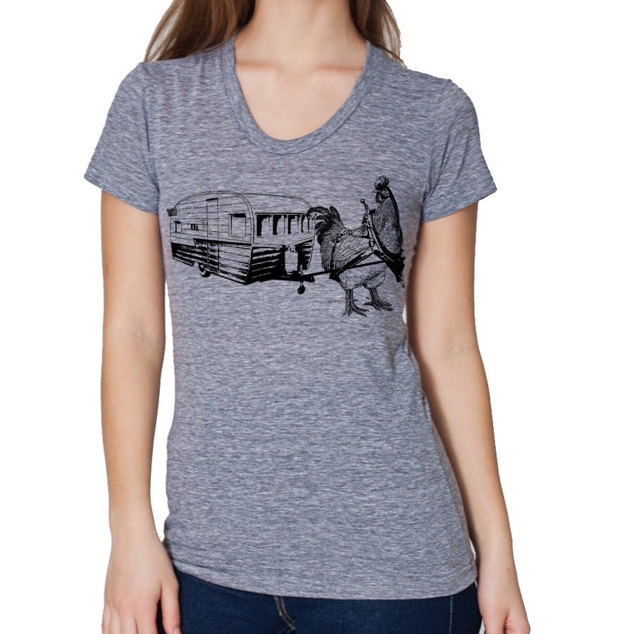 Woman's Travel Chicken T-Shirt - POPvault