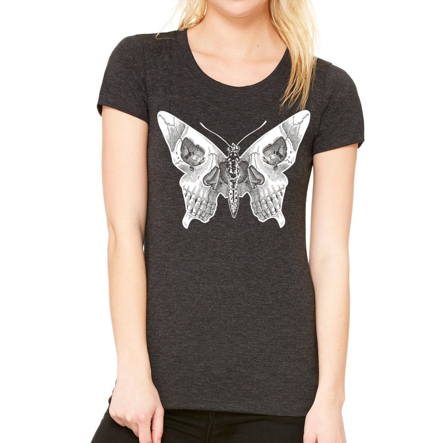 Women's Butterfly Skull T-Shirt - POPvault