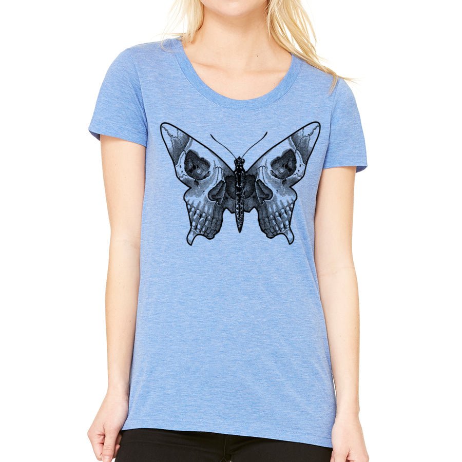 Women's Butterfly Skull T-Shirt - POPvault