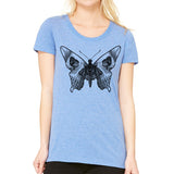 Women's Butterfly Skull T-Shirt - POPvault