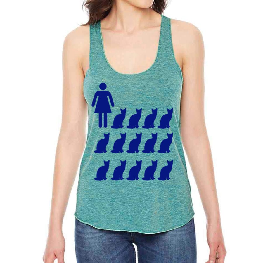 Women's Crazy Cat Lady Tank Top - POPvault