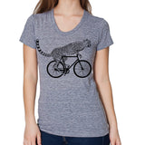 Women's Cycling Cheetah T-Shirt - POPvault