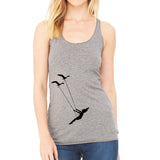 Women's Flying Bird Swing Racerback Tank Top - POPvault